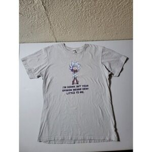 Rick And Morty T-Shirt Rick Sanchez Size Men's Medium